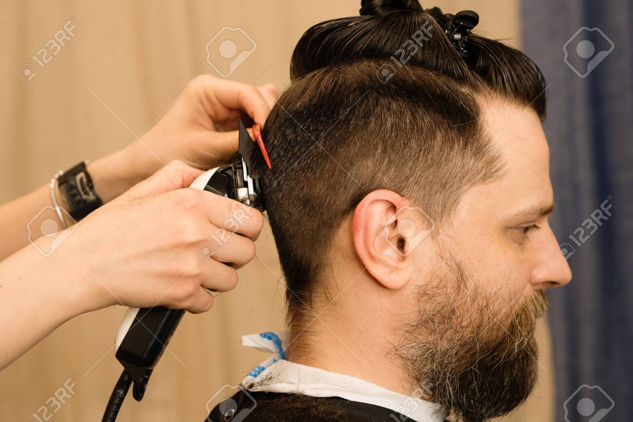 how to cut man's hair with electric razor