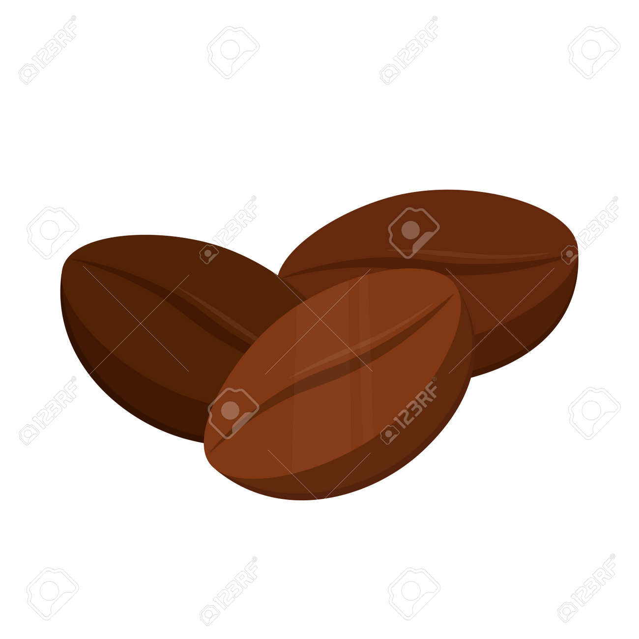 Coffee Bean Clipart. Coffee Bean Simple Vector Clipart. Royalty Free SVG,  Cliparts, Vectors, and Stock Illustration. Image 172394206., image size:1300x1300