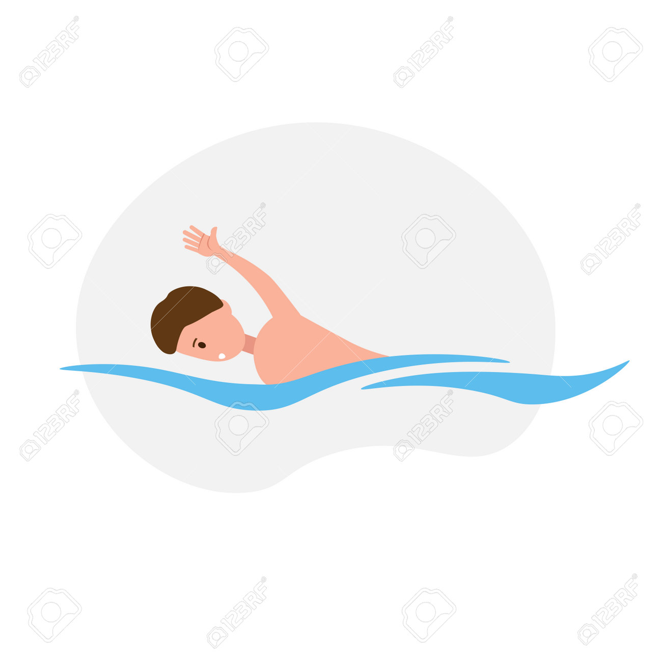 Swimming Man Clipart. Swimmer Simple Vector Clipart. Swimmer Isolated  Clipart. Royalty Free SVG, Cliparts, Vectors, and Stock Illustration. Image  172402512.