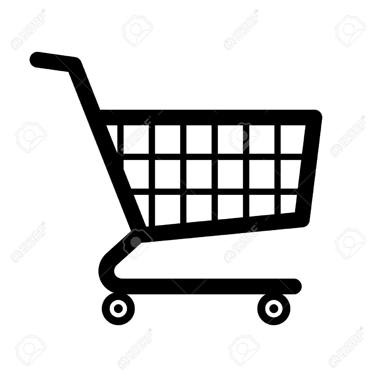 supermarket cart icon