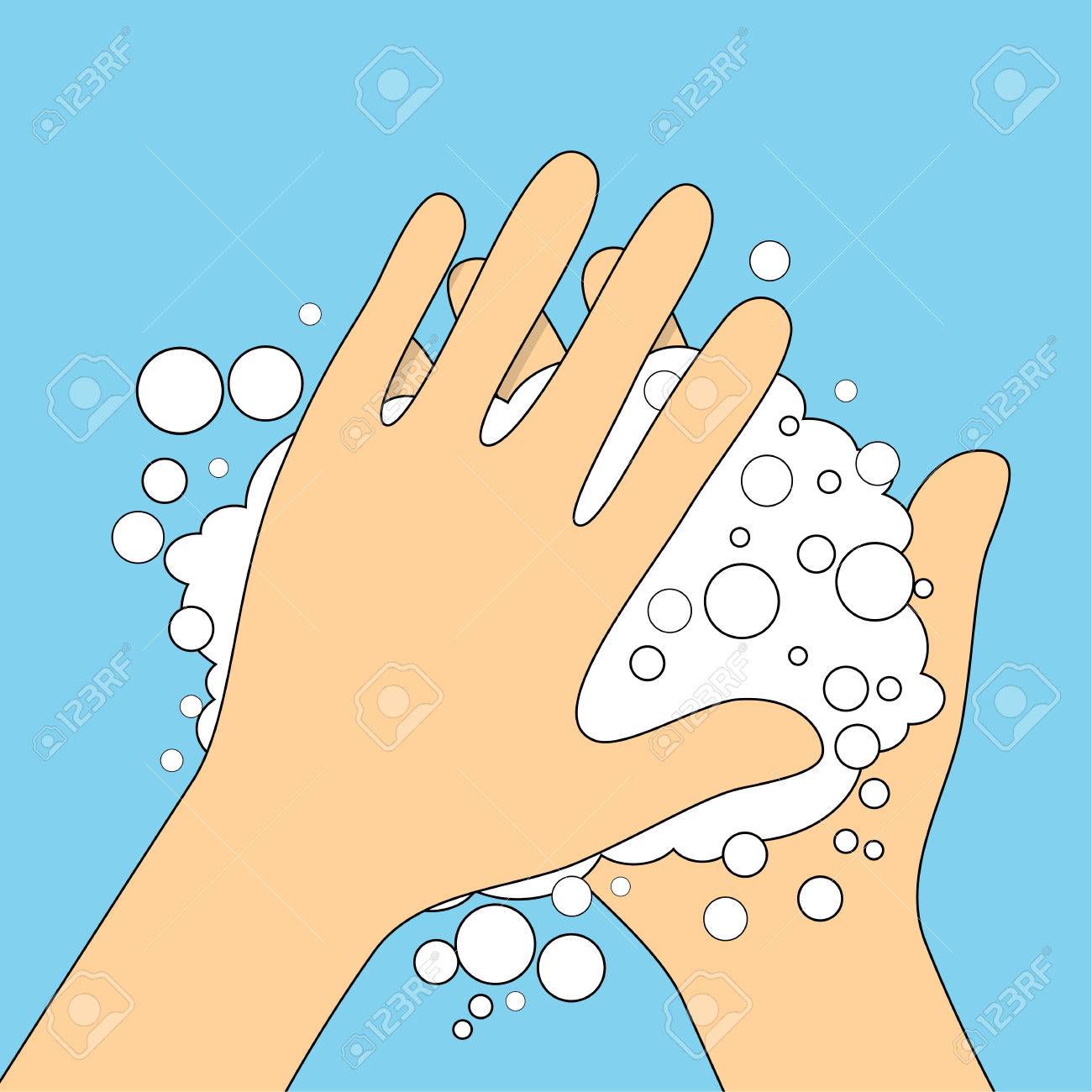 きれいな水発泡医療イラスト下の手洗い 医療コンセプト のイラスト素材 ベクタ Image きれいな水発泡医療イラスト下の手洗い 医療コンセプト のイラスト素材 ベクタ Image