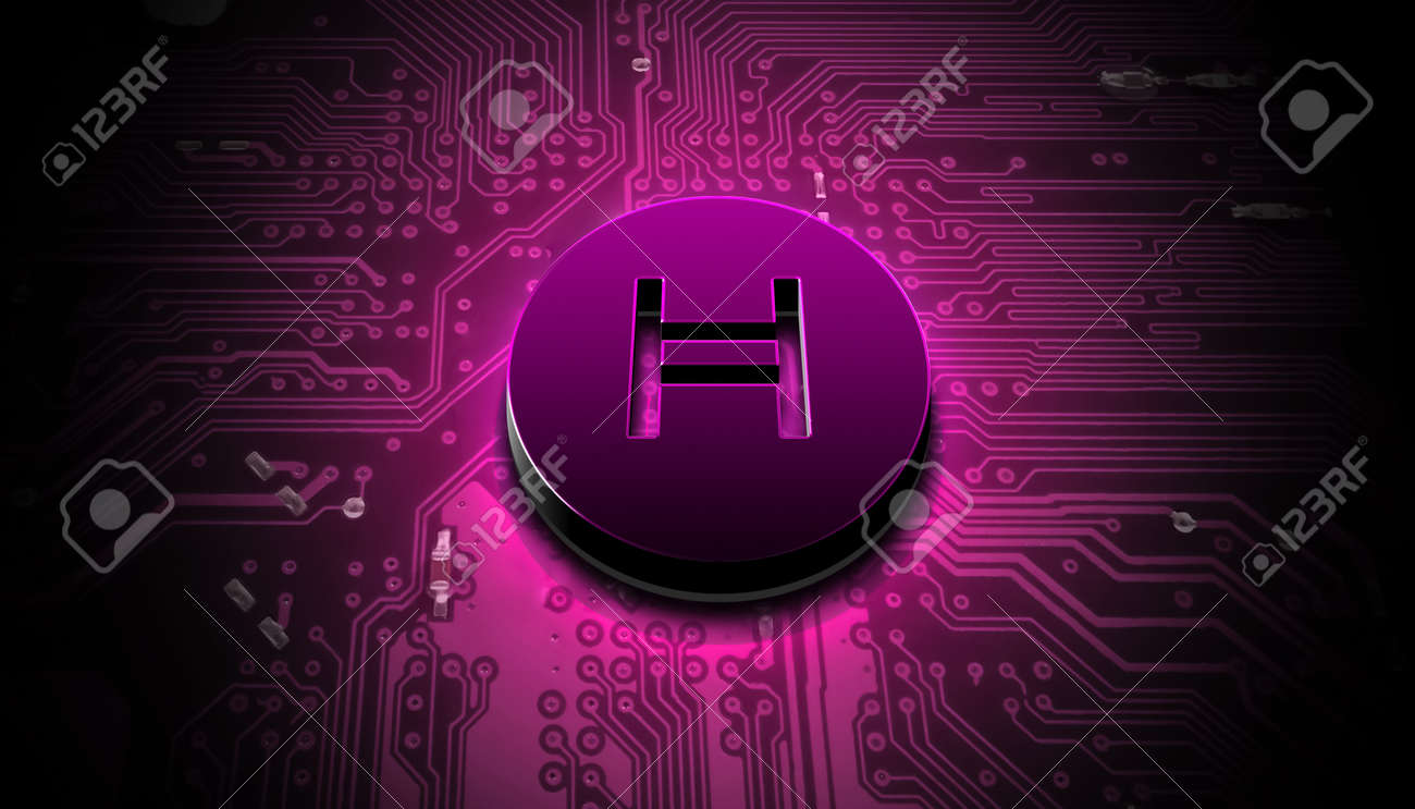 Hedera Cryptocurrency Coin On Colorful Background, Cryptocurrency Concept  Stock Photo, Picture and Royalty Free Image. Image 178325619.