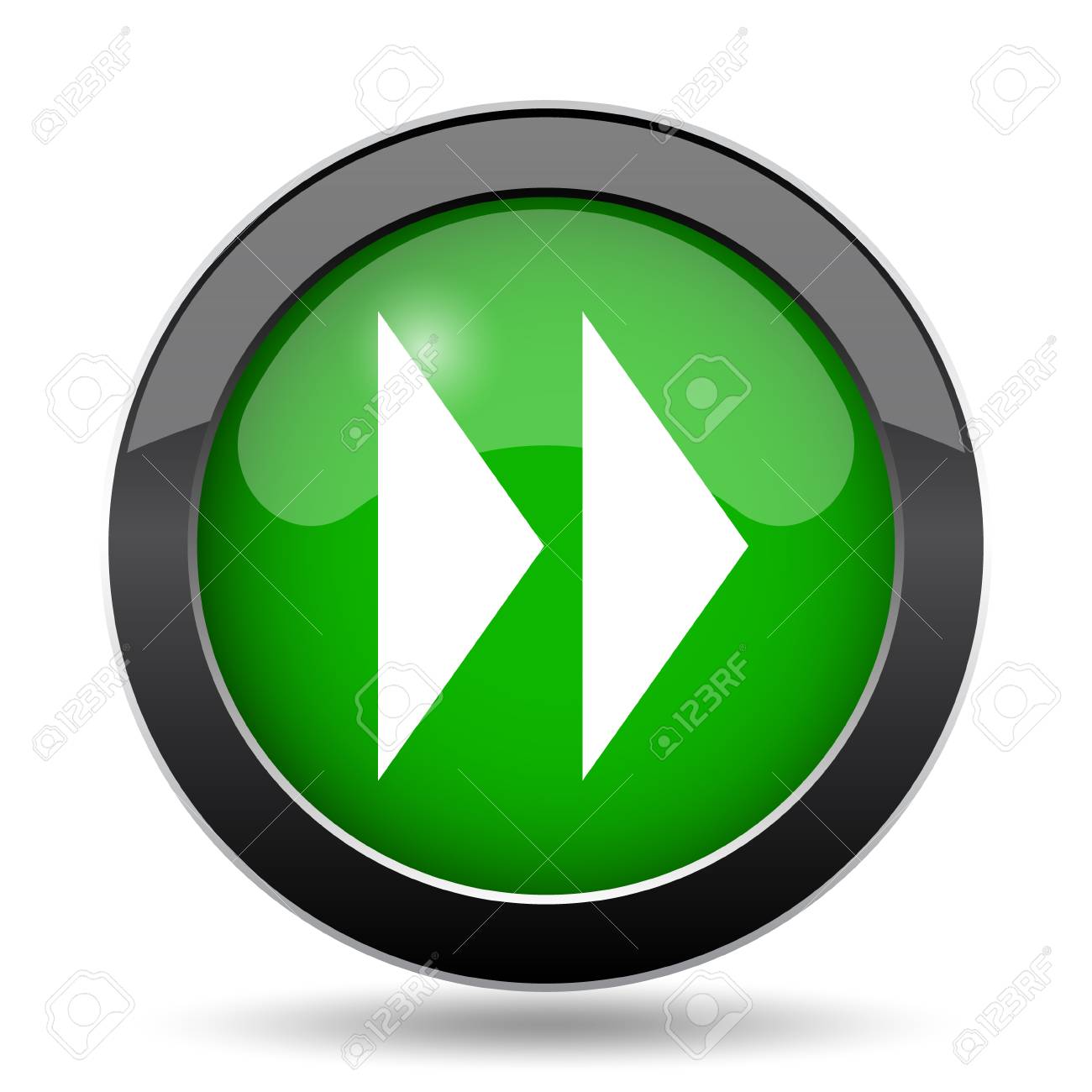 Fast Forward Sign Icon, Green Website Button On White Background. Stock  Photo, Picture and Royalty Free Image. Image 67508425., image size:1300x1300