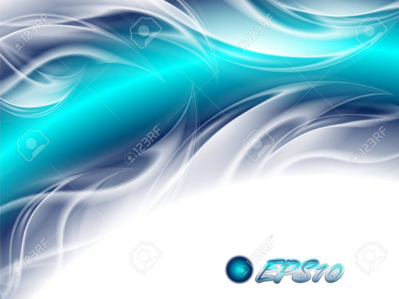 blue arc design