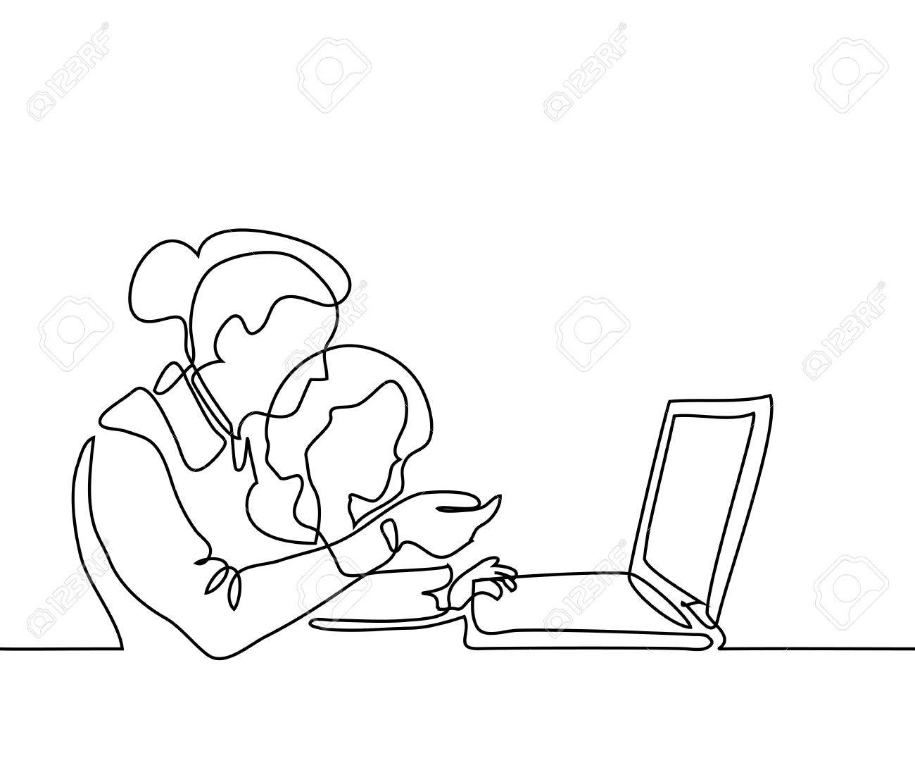 先生と小さな女の子は ノートブックで見てください 連続的にライン描画ベクトル イラスト 学校に戻る のイラスト素材 ベクタ Image 先生と小さな女の子は ノートブックで見てください 連続的にライン描画ベクトル イラスト 学校に戻る のイラスト素材 ベクタ Image