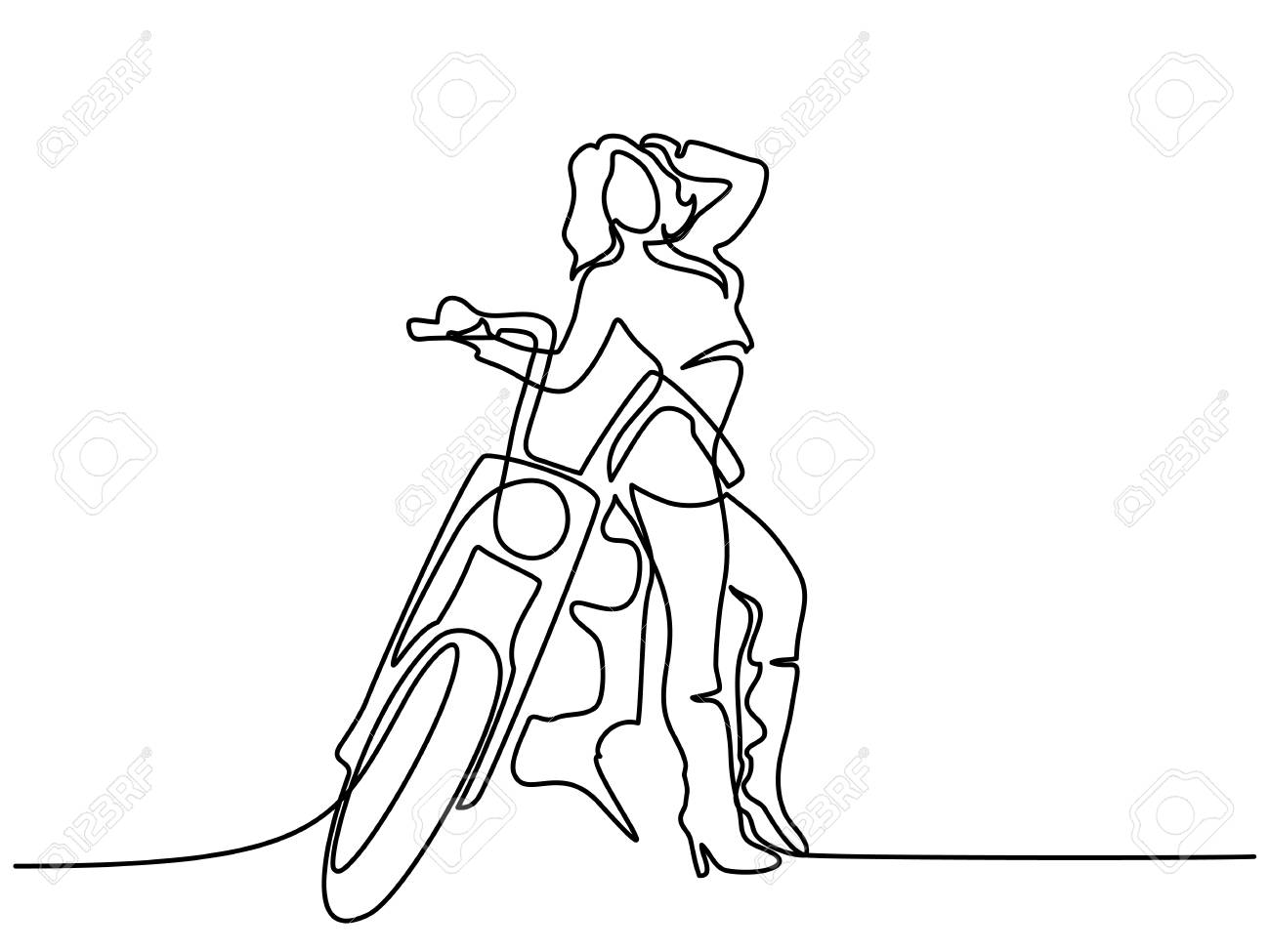 Imagens De Desenhos De Motos  Motorcycle drawing, Bike drawing, Motorcycle  illustration