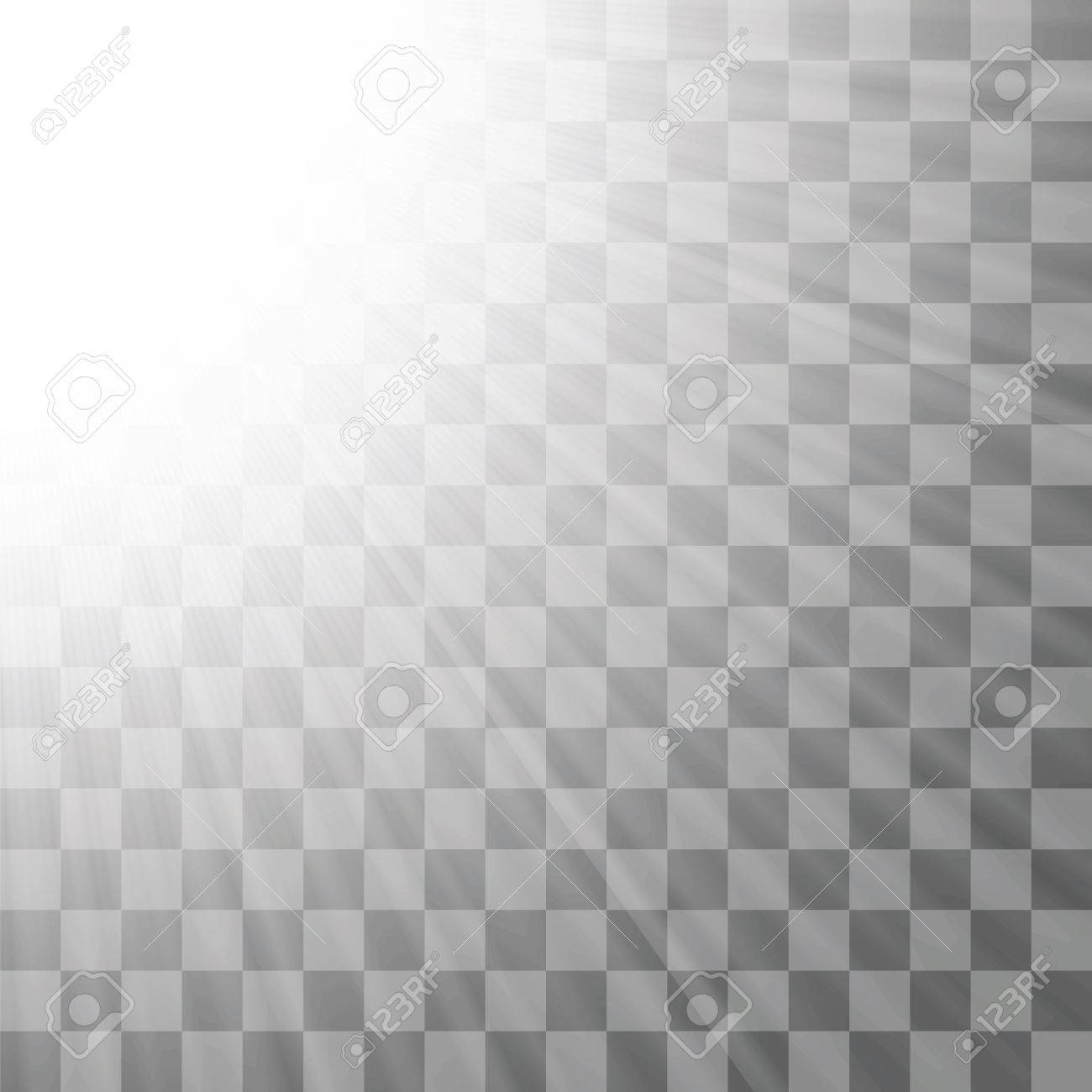 Transparent Light On Gray Checkered Background. Blurred Sun Rays. Stock  Photo, Picture and Royalty Free Image. Image 52211496., image size:1300x1300