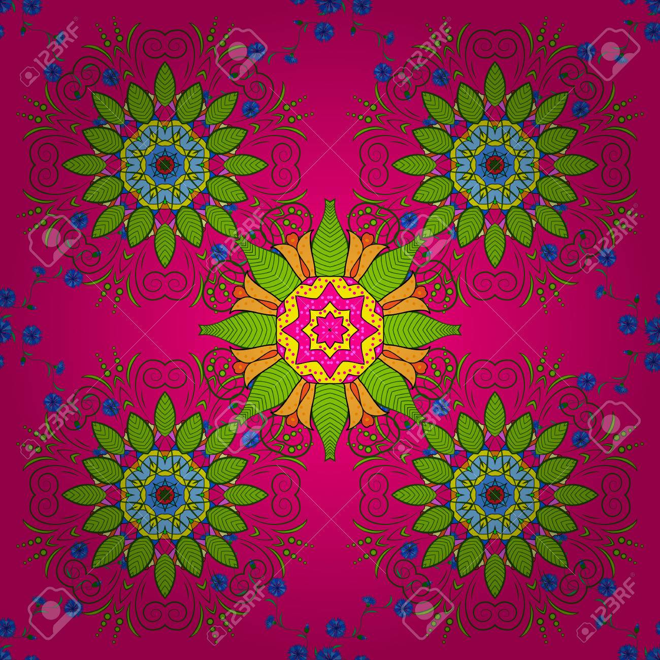 Scarica Gratis Images Vector Boho Chic Flower Seamless Pattern Elegant Floral le plus cool salutations