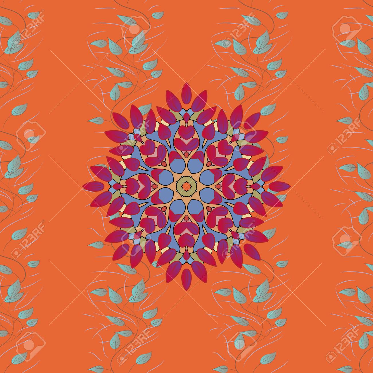 the elegant the template for fashion prints small colorful flowers