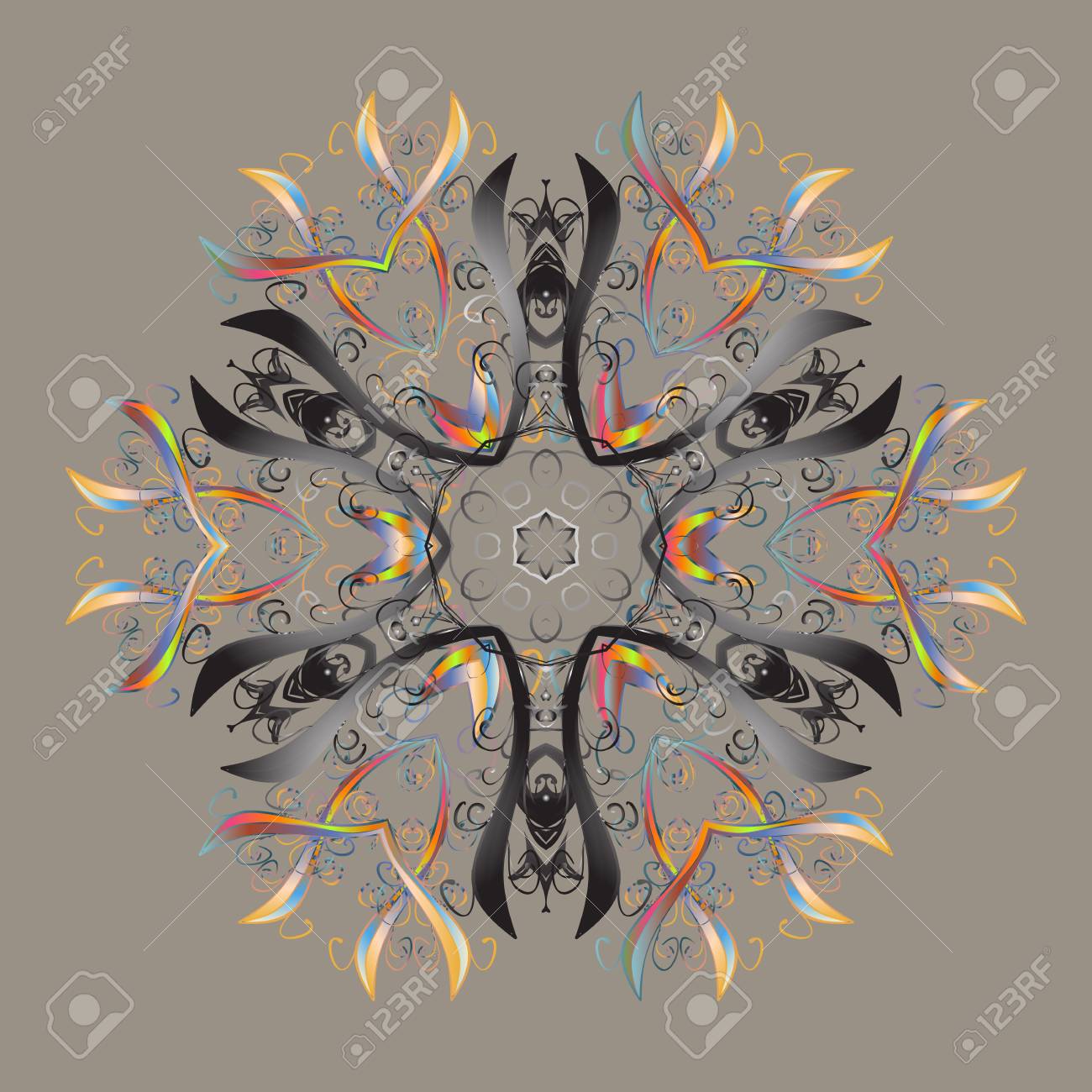 Pages de coloriage d hiver pour thérapie artistique pour adultes Mod¨le pour couverture