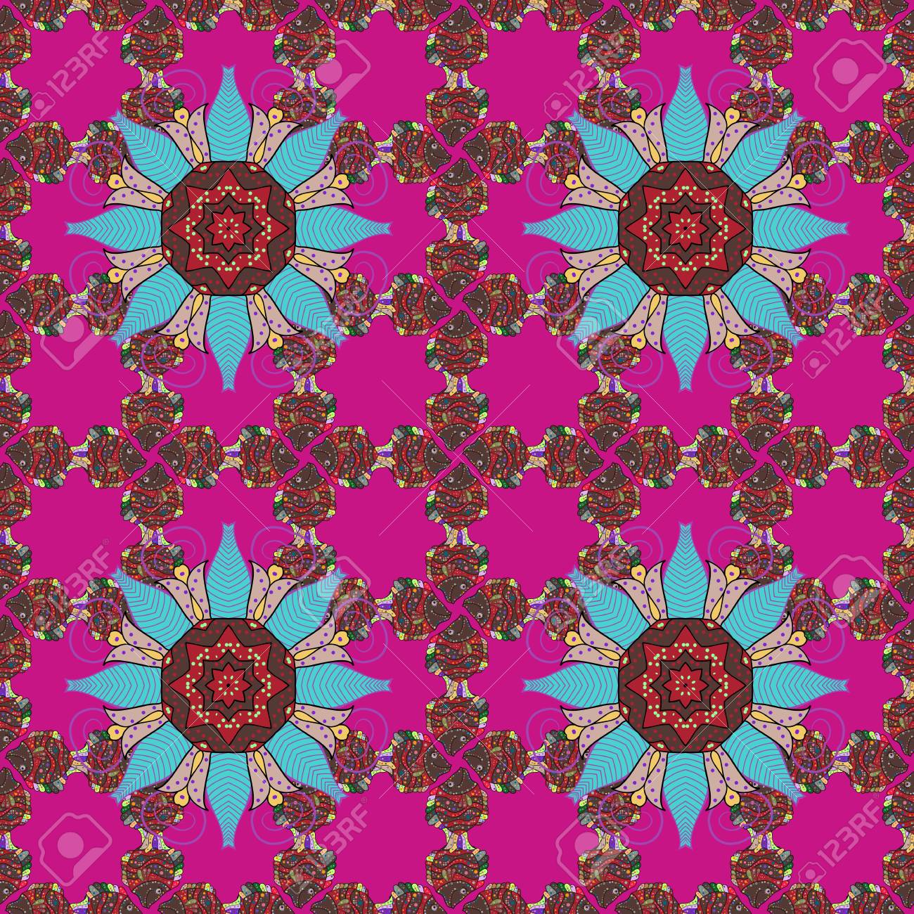 ベクトル結婚式招待状 お礼状 カラフルな背景 日付 ベビー シャワー カードを保存します 赤ちゃんのシャワー メニューのチラシ バナー テンプレート マンダラの背景 インドのデザイン のイラスト素材 ベクタ Image