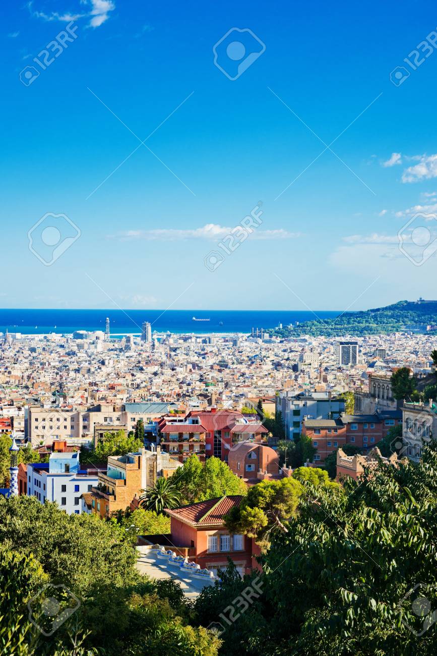 バルセロナの街並み スペイン の写真素材 画像素材 Image