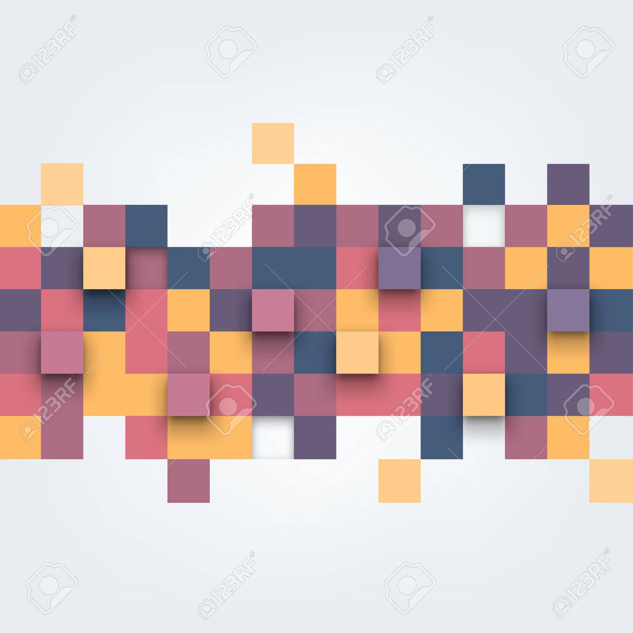 ベクトルの背景 正方形の抽象的なテクスチャのイラスト バナー ポスター チラシのパターン デザイン のイラスト素材 ベクタ Image 41294168