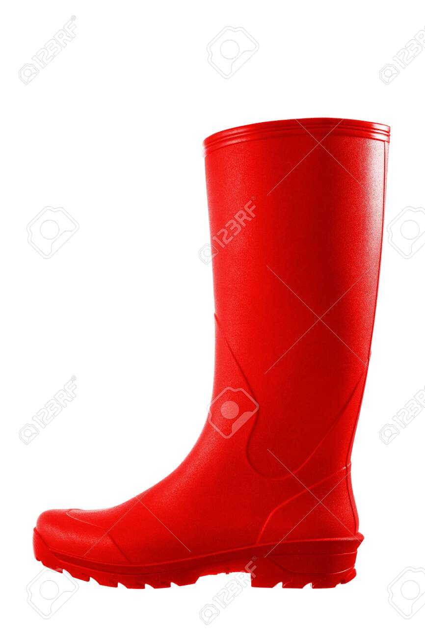 cheap red rain boots