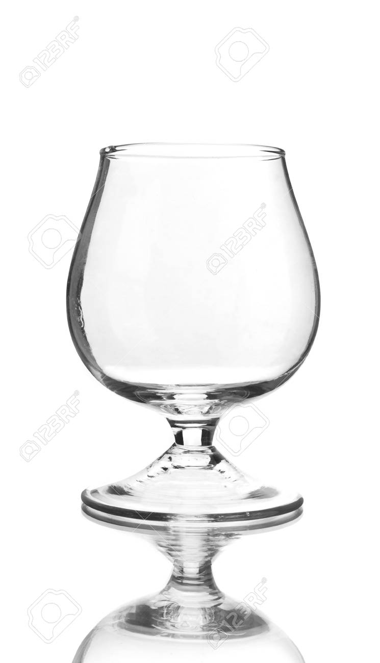 Glas Auf Einem Weissen Hintergrund Lizenzfreie Fotos Bilder Und Stock Fotografie Image