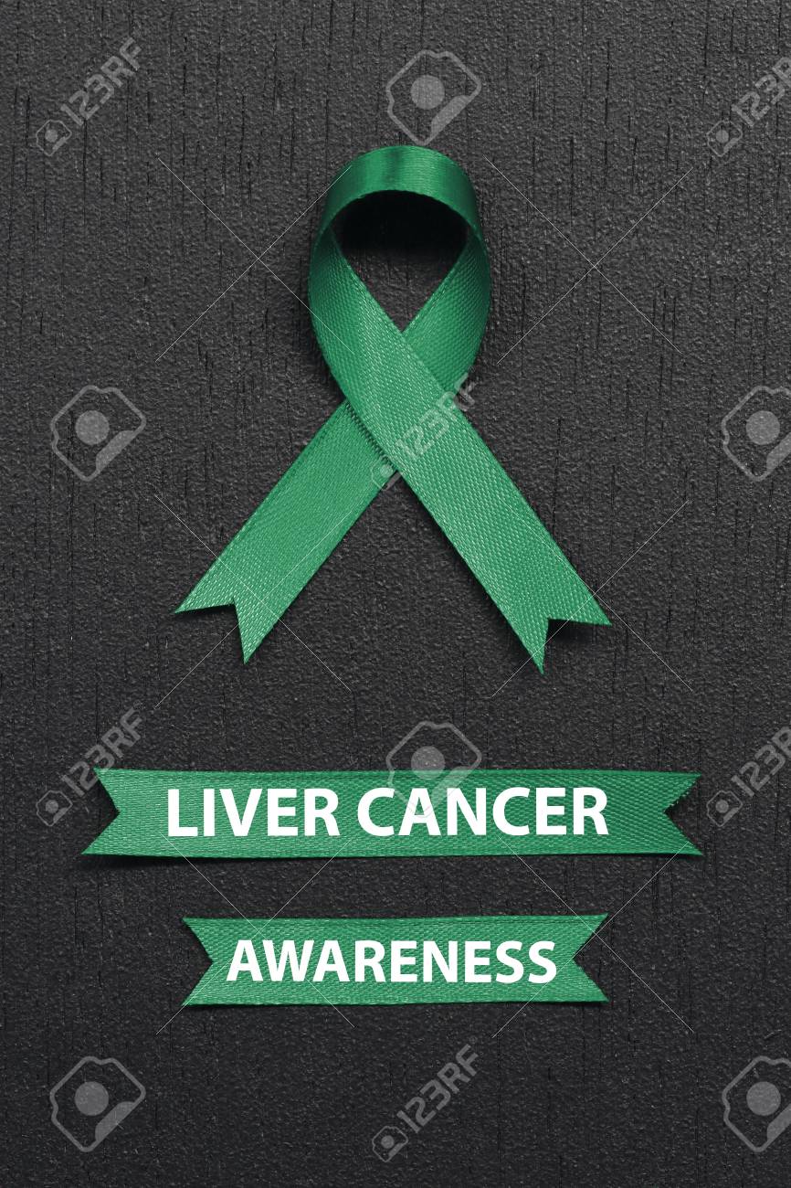 Emerald Green Color Ribbon Liver Cancer Awareness Stock Photo Picture And Royalty Free Image Image