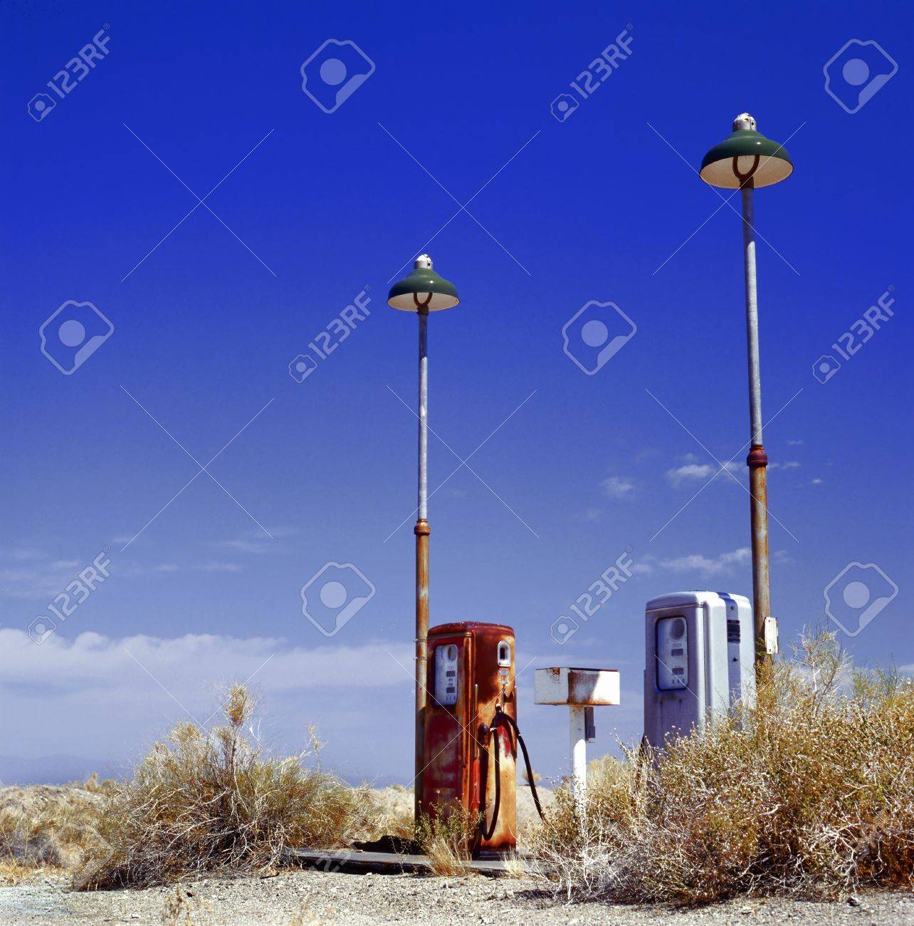 Near Gas Station >> Deserted Gas Station At The Border Of The Desert Near The Old Near Gas Station >> Deserted Gas Station At The Border Of The Desert Near The Old