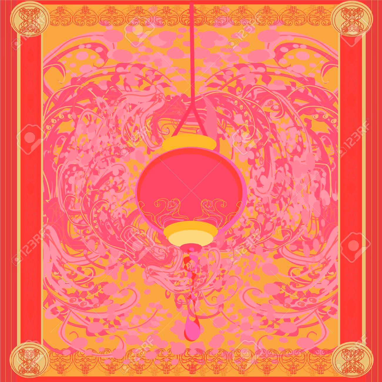 Chinese New Year card, vector - 11812298 Chinese New Year card, vector - 11812298