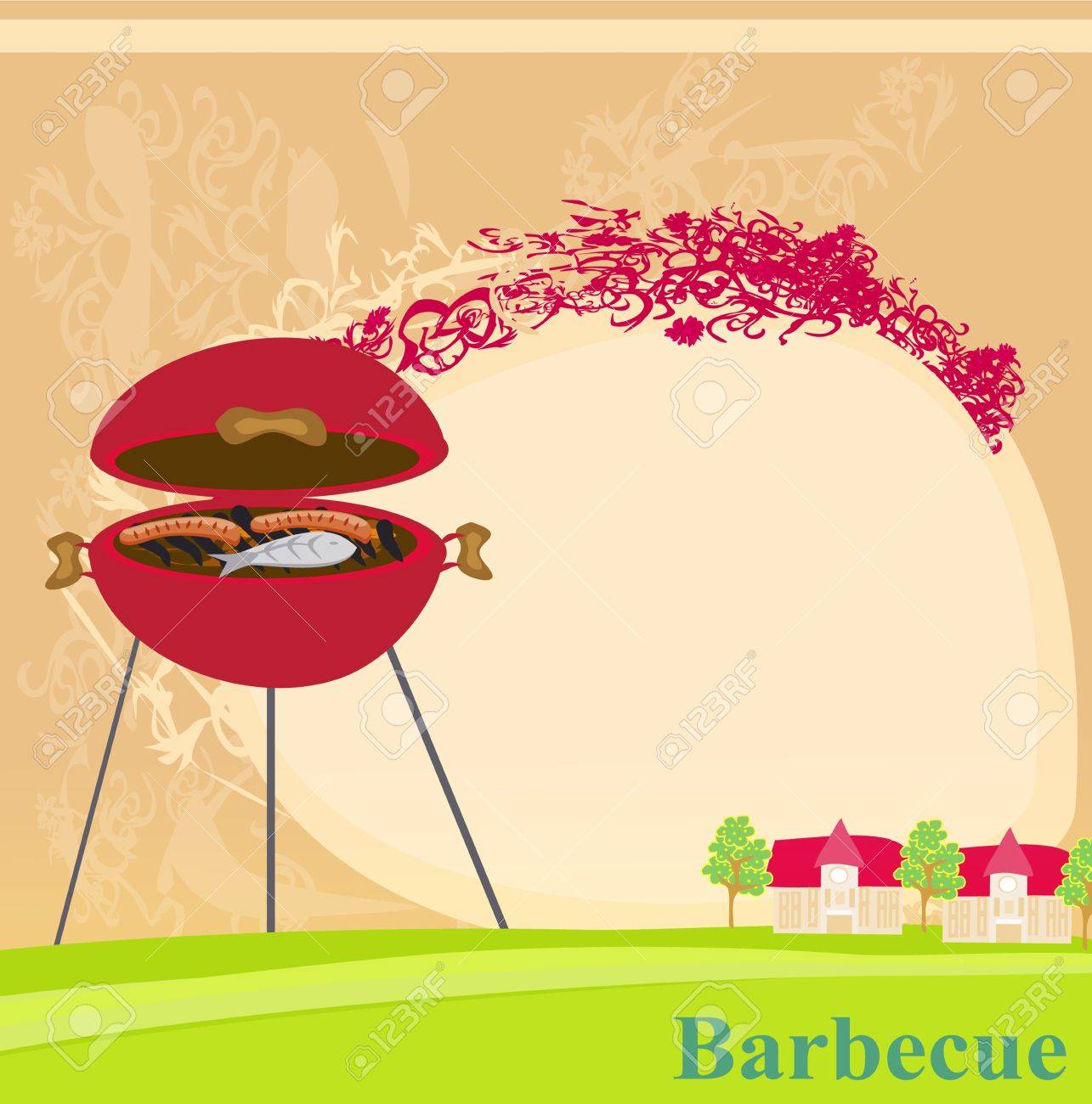 barbecue party invitation royalty free cliparts vectors and stock