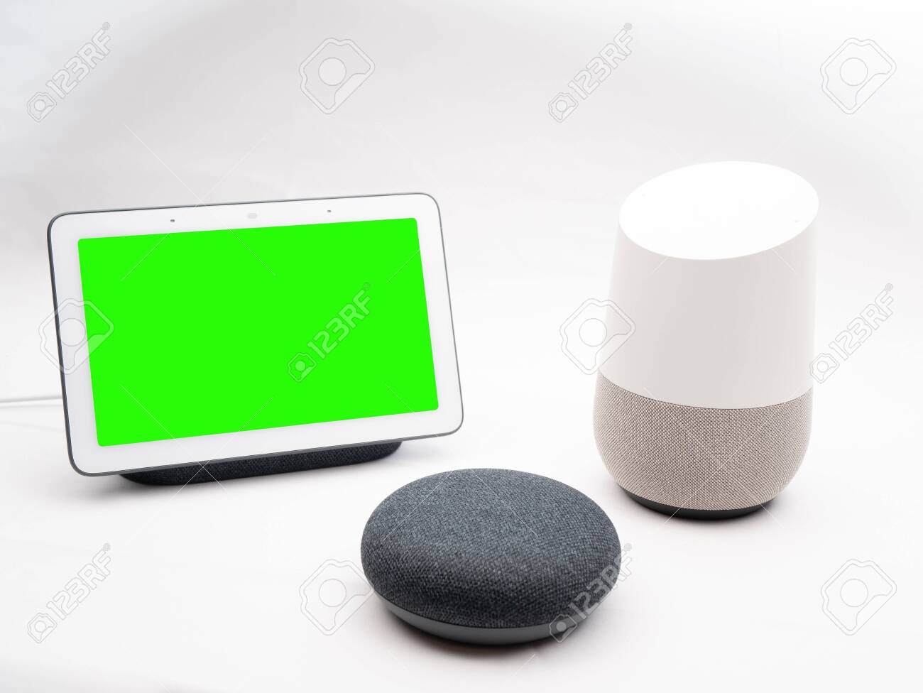 google home hub green