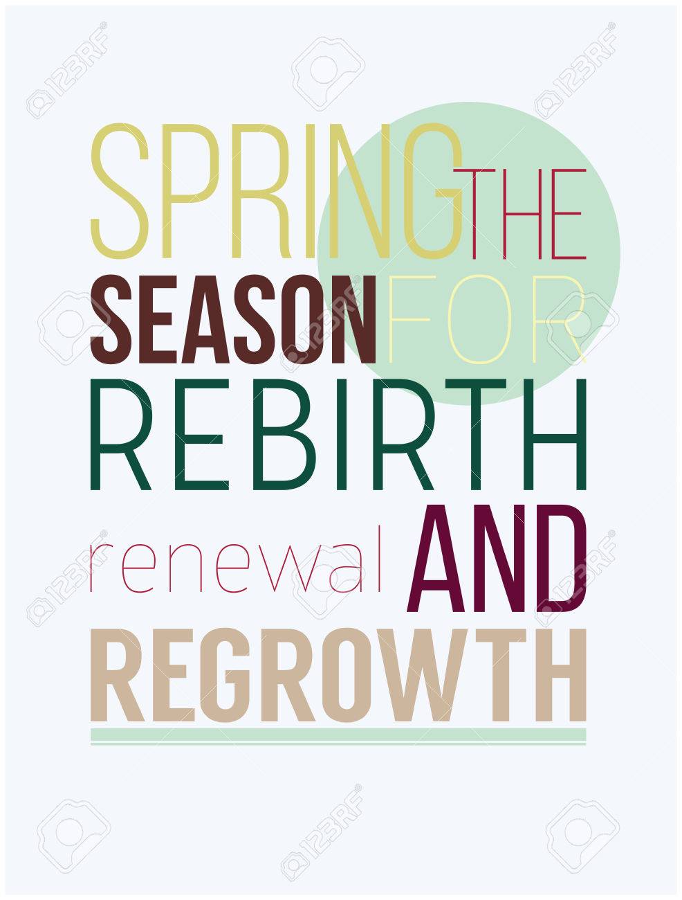 Rebirth and Renewal