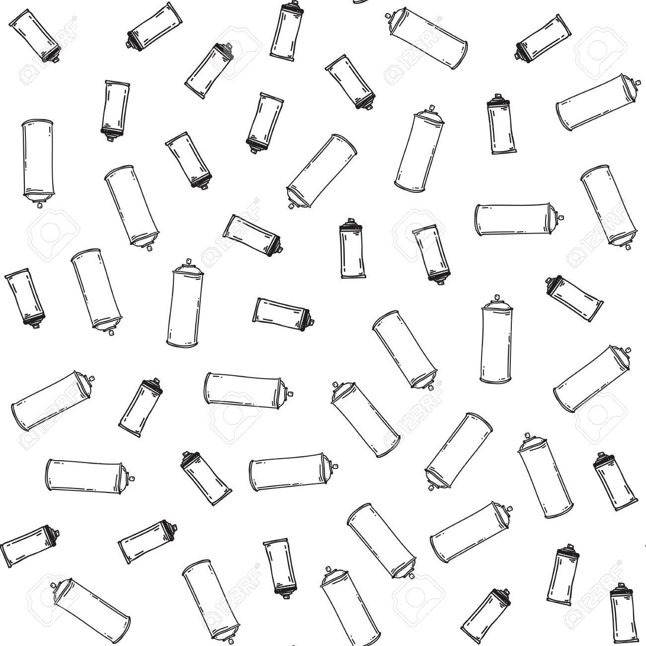 graffiti black graphic spray can cartoon doodle sketch grunge