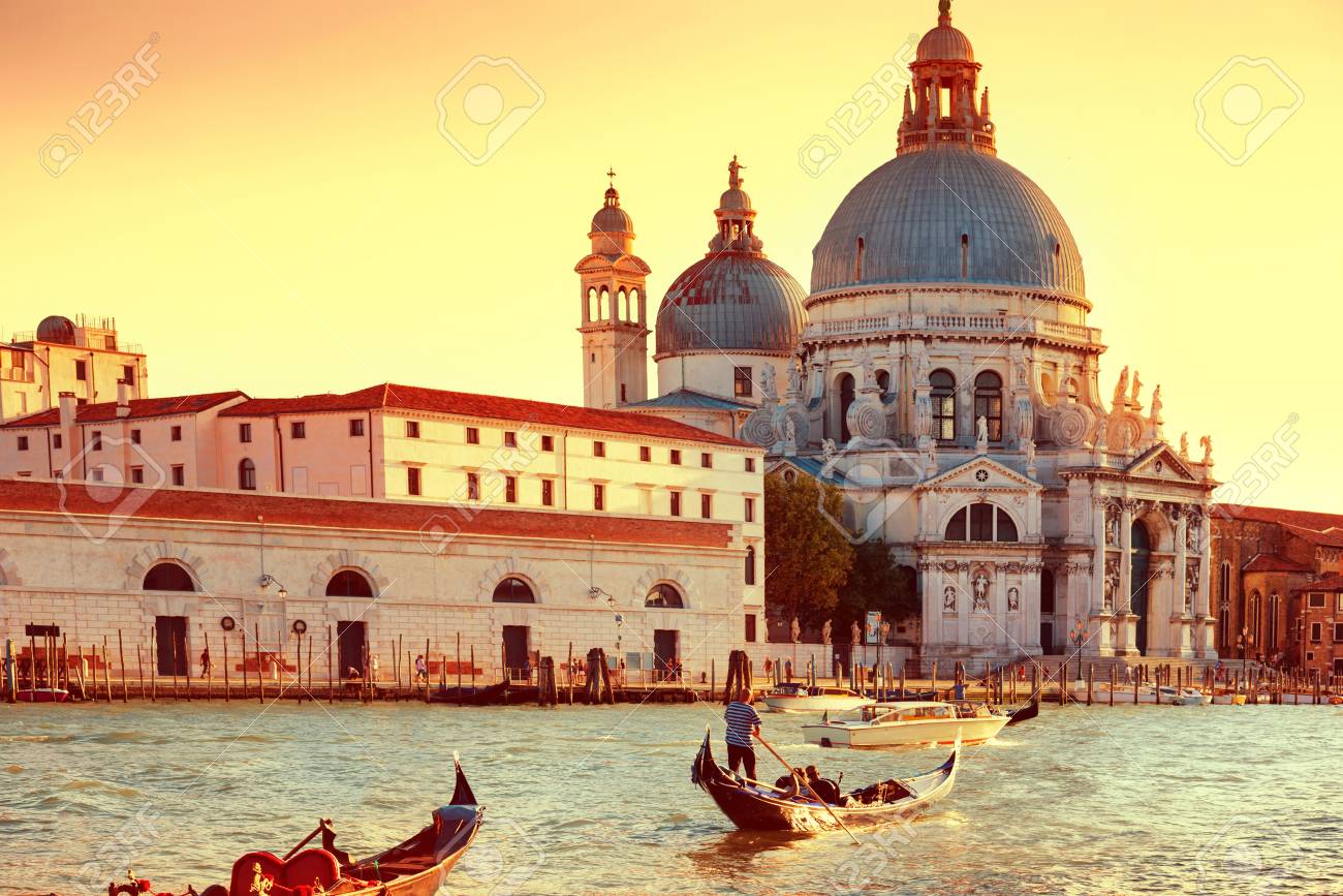 油彩画 「ヴェネチア」 マリオ・ガルシア SM号 イタリア 水の都を描い