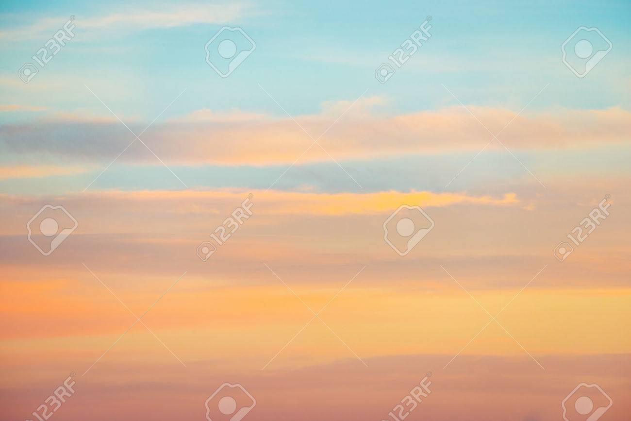 Pale Orange pale sunset sky with pink, orange and red colors. natural Pale Orange pale sunset sky with pink, orange and red colors. natural