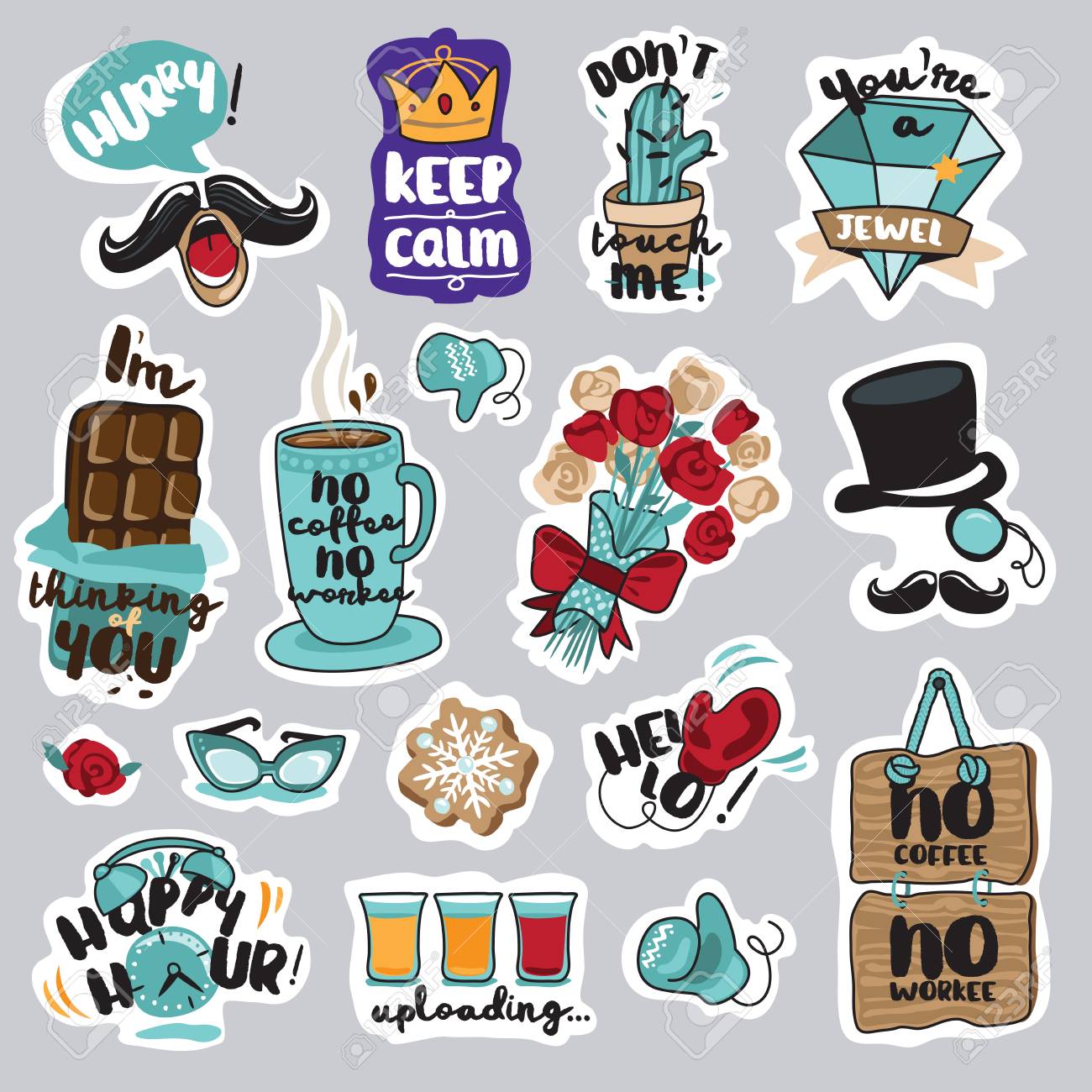 Set Of Funny Stickers For Social Network. Everyday Stickers For Mobile Messages, Chat, Social Media, Online Communication, Networking, Web Design. Royalty Free SVG, Cliparts, Vectors, And Stock Illustration. Image 69726297. Set Of Funny Stickers For Social Network. Everyday Stickers For Mobile Messages, Chat, Social Media, Online Communication, Networking, Web Design. Royalty Free SVG, Cliparts, Vectors, And Stock Illustration. Image 69726297.