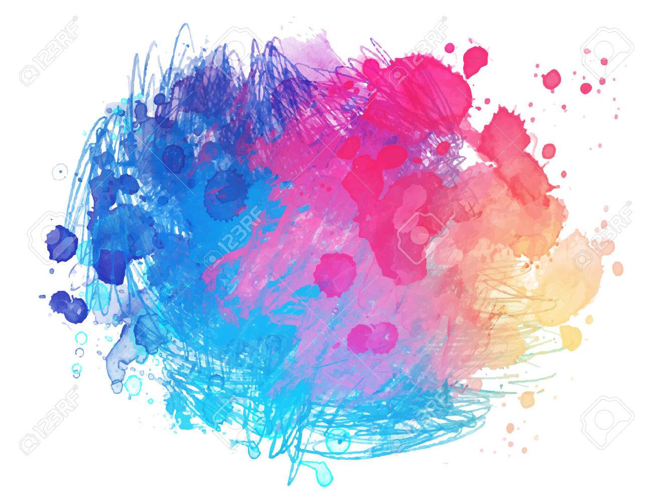 Abstract Vector Watercolor Background Isolated On White Royalty Free Cliparts Vectors And Stock Illustration Image 44362582