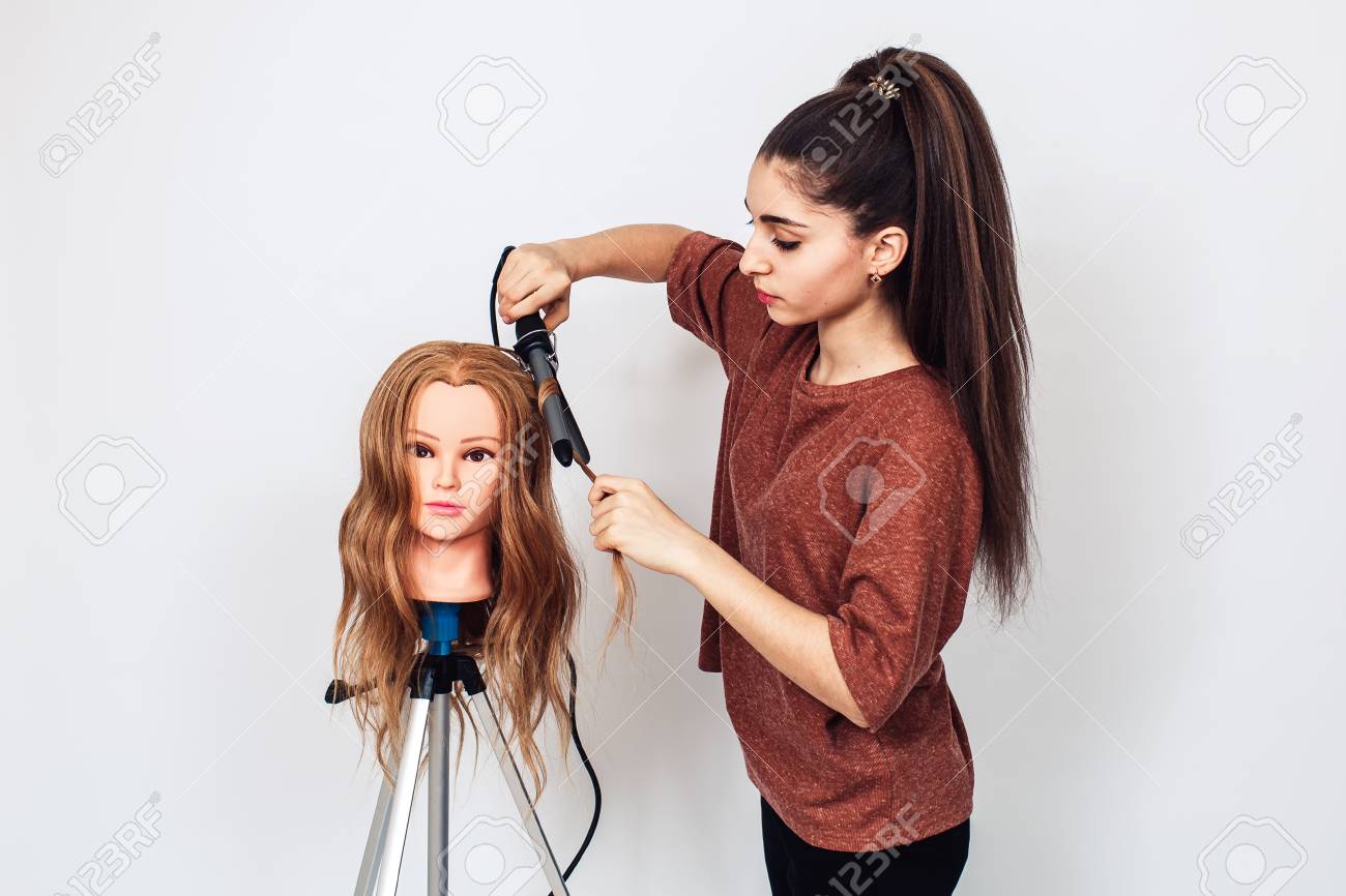 hairdresser mannequin head