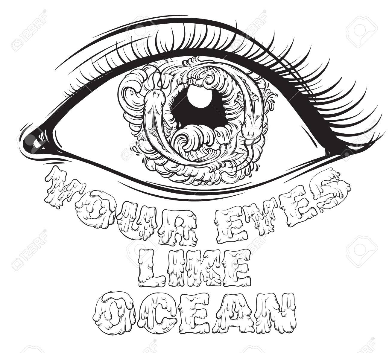 海のようなあなたの目 魚と瞳に波目のスケッチとベクトル引用表記の背景は 手で描かれたスタイルを作った カード ポスター バナー T シャツのプリントの おしゃれなテンプレートです のイラスト素材 ベクタ Image 海のようなあなたの目 魚と瞳に波目のスケッチとベクトル引用表記の背景は 手で描かれたスタイルを作った カード ポスター バナー T シャツのプリントの おしゃれなテンプレートです のイラスト素材 ベクタ Image