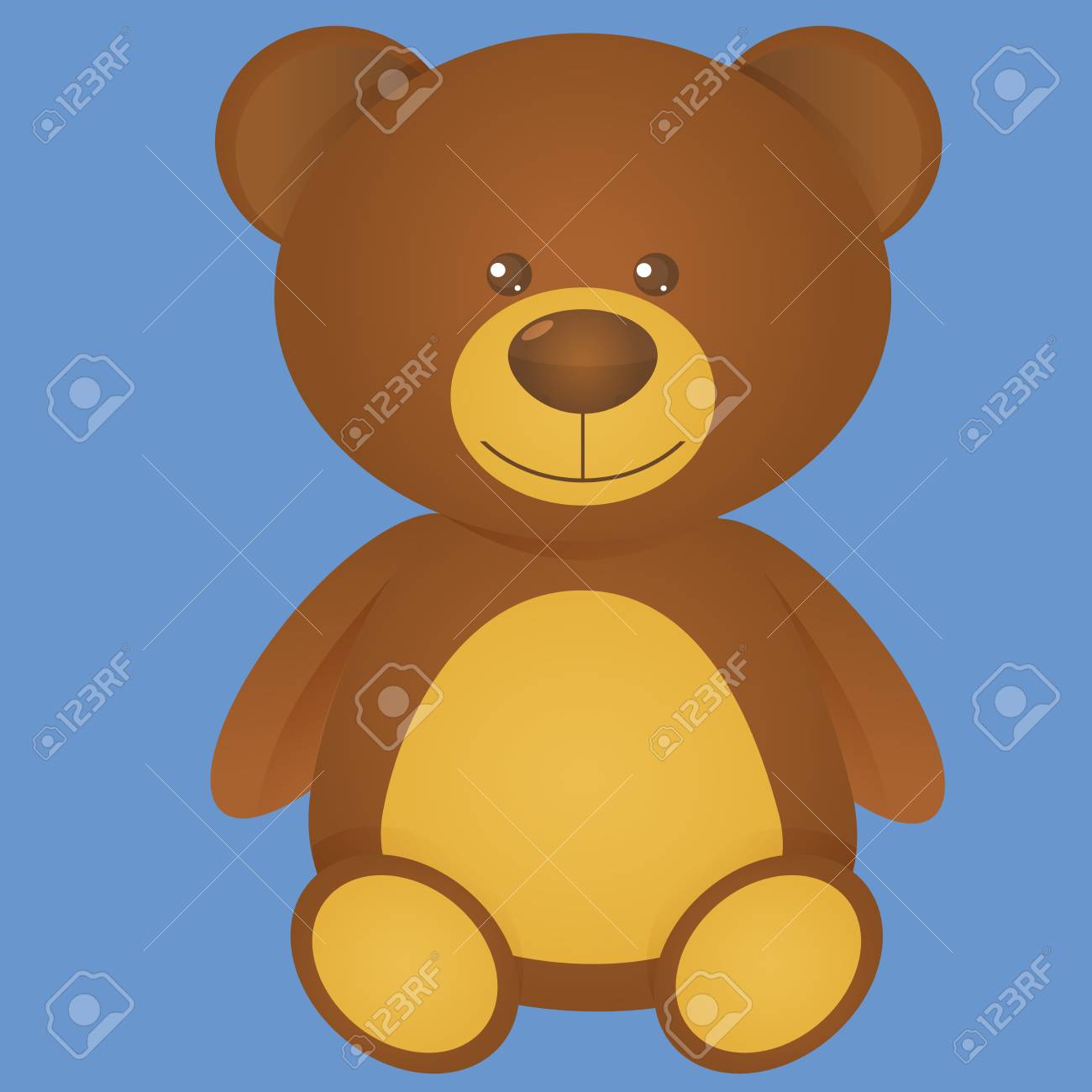 Braunbar Isolat Auf Blauem Hintergrund Teddybar Clipart Niedlichen Baren Bea Cartoon Figur Cartoon Clipart Lizenzfrei Nutzbare Vektorgrafiken Clip Arts Illustrationen Image 73436967