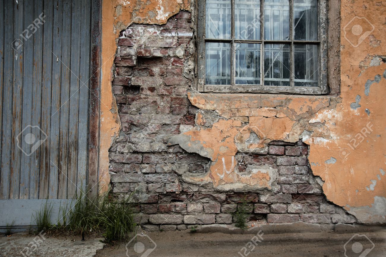 Grunge Wall Of The Old House Textured Background Stock Photo, Picture And  Royalty Free Image. Image 28812816.