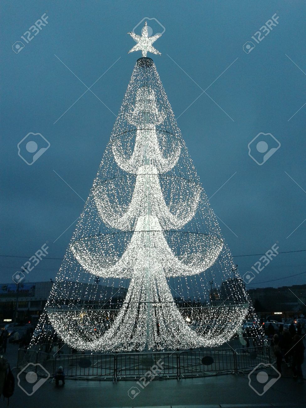christmas tree made of