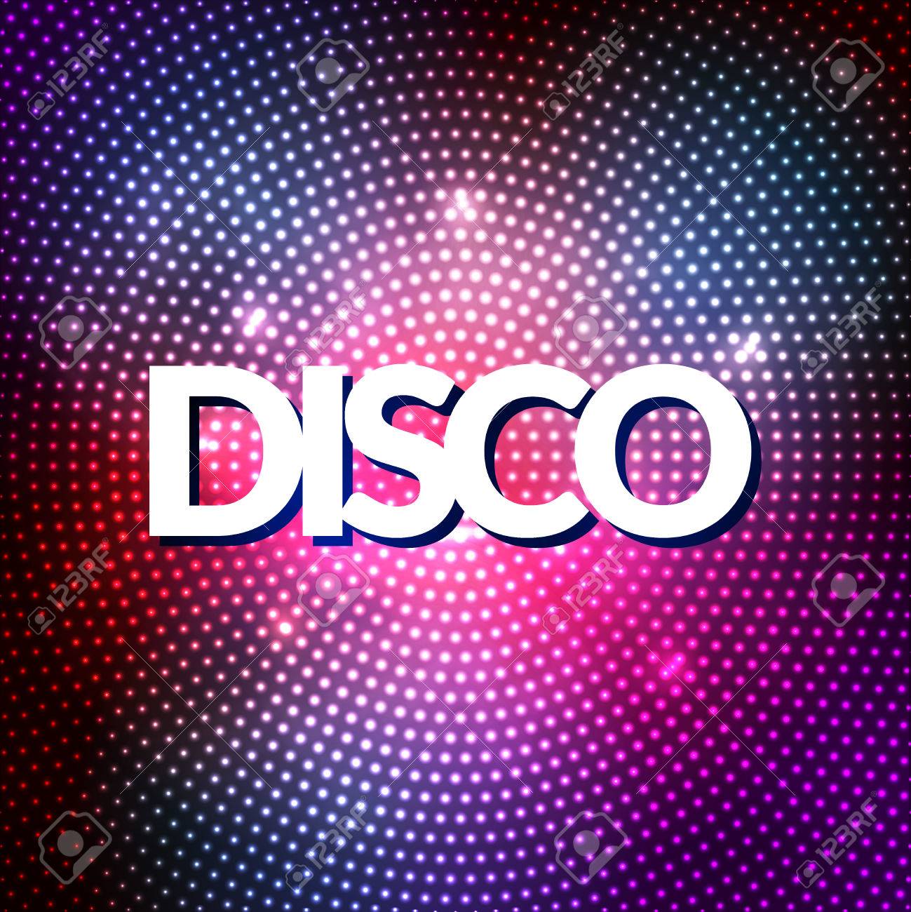 Disco Party Lights Gold Background Hot Dance Background Dance