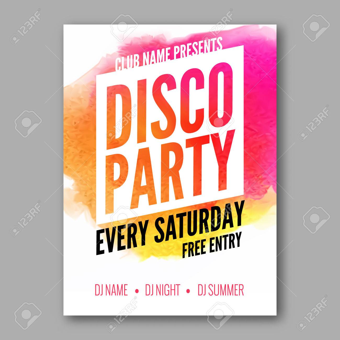 dance party poster template night dance party flyer club party