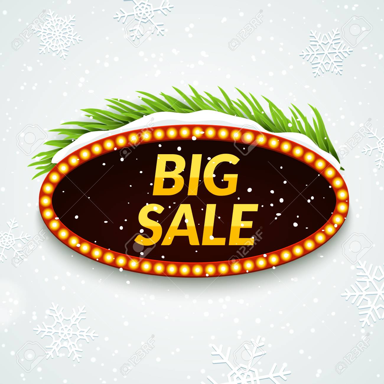 winter sale signs