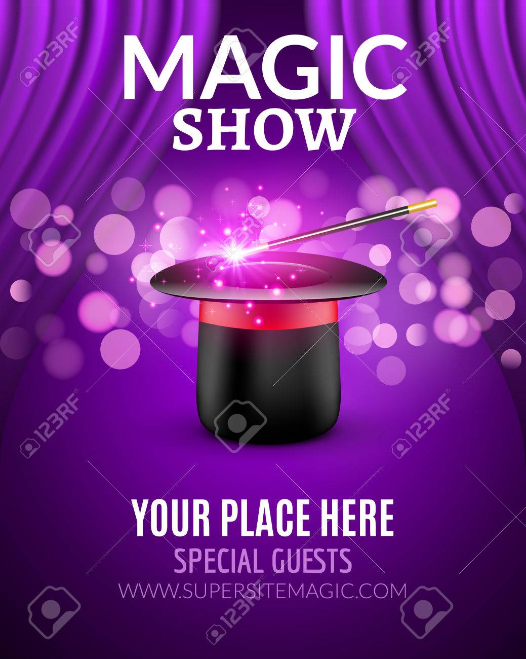 magic show poster design template magic show flyer design with magic show flyer