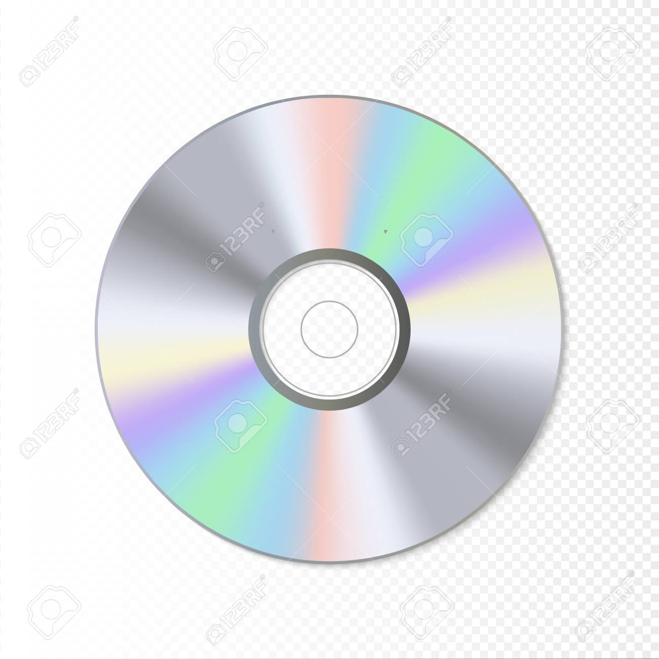 Dvd または Cd ディスク ブルーレイ技術のベクトル図です 音楽音声データ のイラスト素材 ベクタ Image