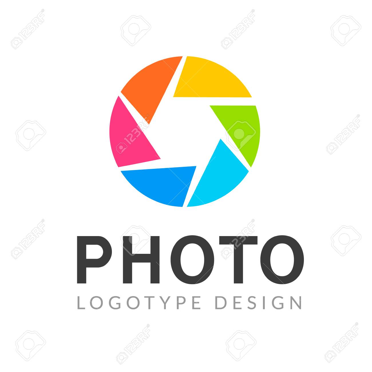 Photography logo template modern vector creative symbol. Shutter lens camera icon design element. - 116378251 Photography logo template modern vector creative symbol. Shutter lens camera icon design element. - 116378251
