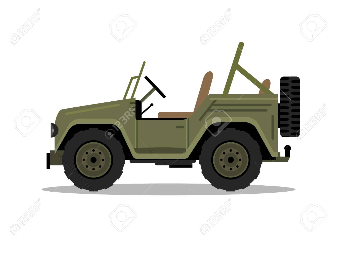 Military army car jeep vehicle. Humvee vector hummer cartoon flat safari oddroad truck illustration - 122353795 Military army car jeep vehicle. Humvee vector hummer cartoon flat safari oddroad truck illustration - 122353795