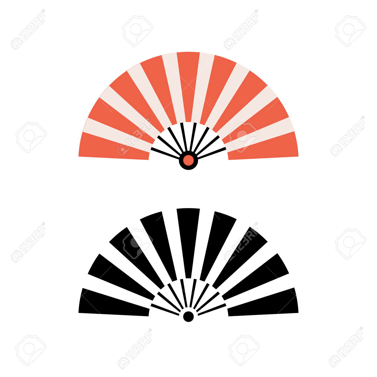 Hand Fan Chinese Fold Clipart Icon. Japan Held Fan Vector Handfan Royalty  Free SVG, Cliparts, Vectors, and Stock Illustration. Image 156443518., image size:1300x1300