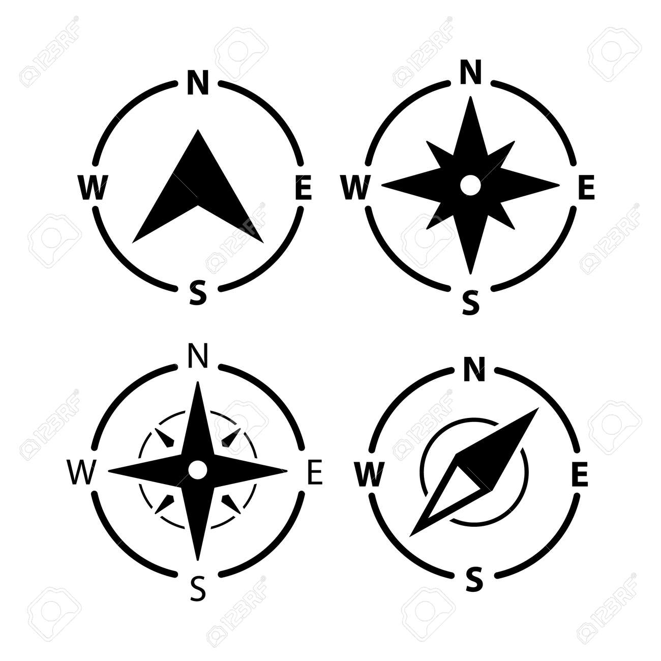 Compass logo icon. North vector arrow orienteering compass map gps navigator - 168932600 Compass logo icon. North vector arrow orienteering compass map gps navigator - 168932600
