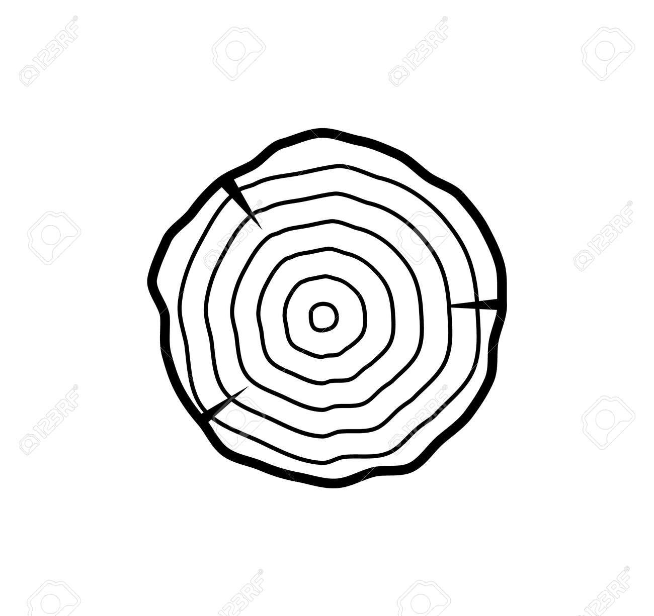 Tree growth rings wood trunk vector annual organic stump. Tree circle icon design - 168932606 Tree growth rings wood trunk vector annual organic stump. Tree circle icon design - 168932606