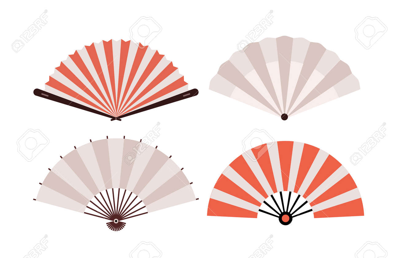 Hand Fan Chinese Fold Clipart Icon. Japan Held Fan Vector Handfan Royalty  Free SVG, Cliparts, Vectors, and Stock Illustration. Image 168952986., image size:1300x842