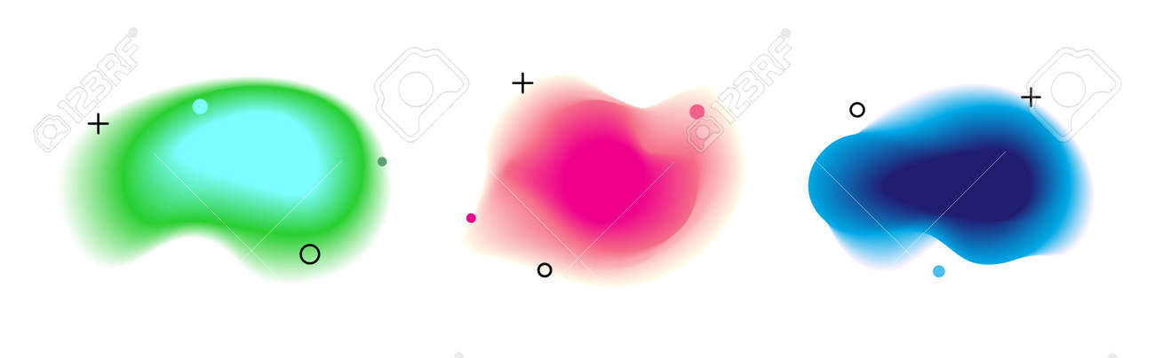 Blob abstract shape organic banner design element. Vector fluid round shape liquid amoeba - 168953078 Blob abstract shape organic banner design element. Vector fluid round shape liquid amoeba - 168953078