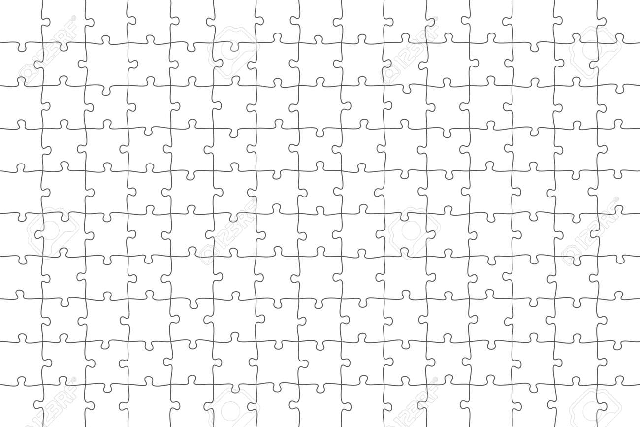Jigsaw Puzzle 15x10 square piece template. Jigsaw puzzle grid vector stroke scheme - 168953114 Jigsaw Puzzle 15x10 square piece template. Jigsaw puzzle grid vector stroke scheme - 168953114