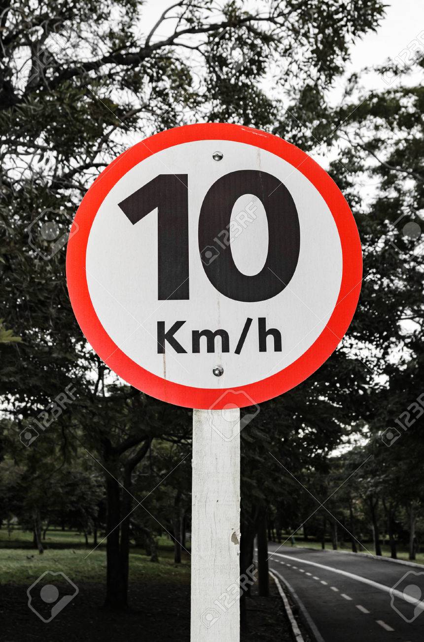 Traffic Sign Signaling Speed Limit Of 10 Kilometers Per Hour Stock Photo Picture And Royalty Free Image Image Traffic Sign Signaling Speed Limit Of 10 Kilometers Per Hour Stock Photo Picture And Royalty Free Image Image