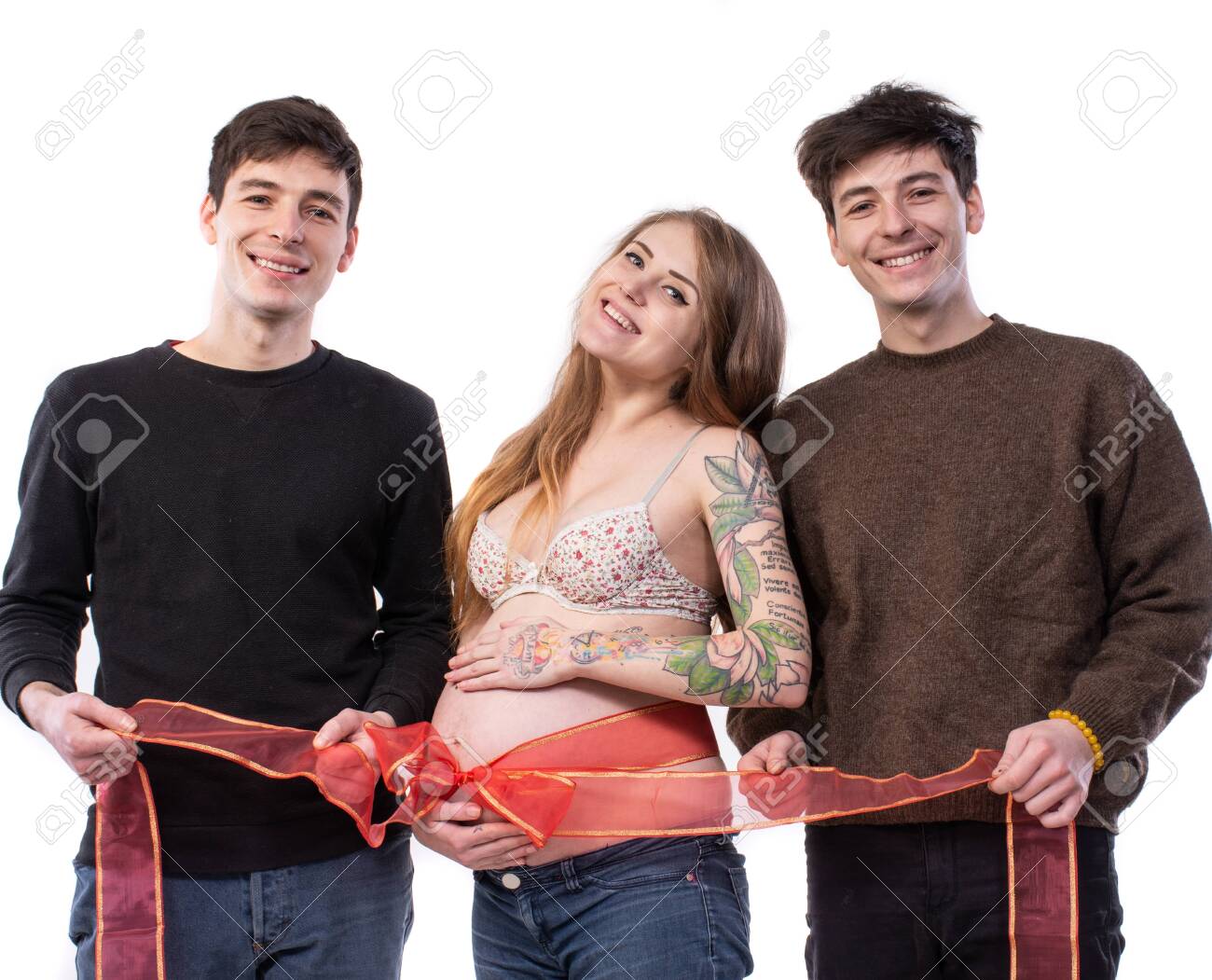 VModern Polygamous Family With One Wife